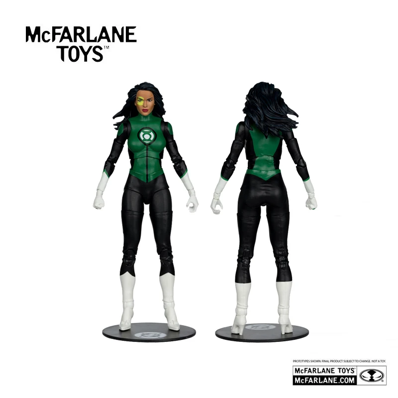 McFarlane Toys DC Multiverse Green Lantern Jessica Cruz, figura de acción de 7 pulgadas, muñeca modelo y sin cómics