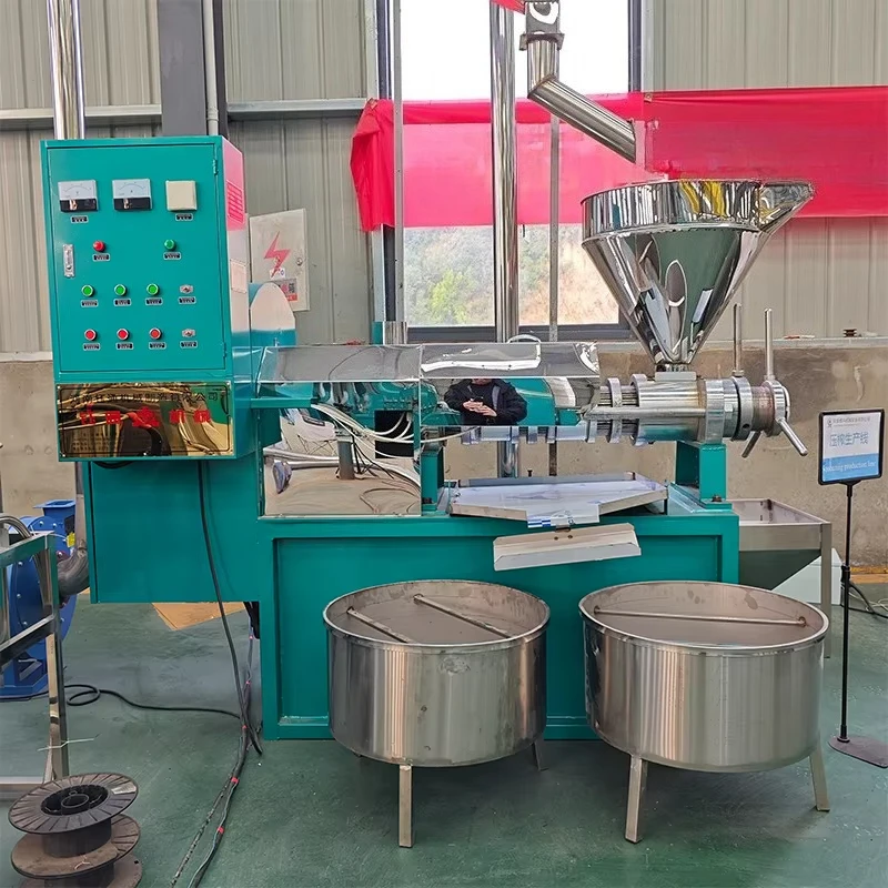 350 Kilograms Per Hour Rapeseed Oil Press Machine Peanut Oil Extractor Machine Commercial Cooking Oil Making Machine