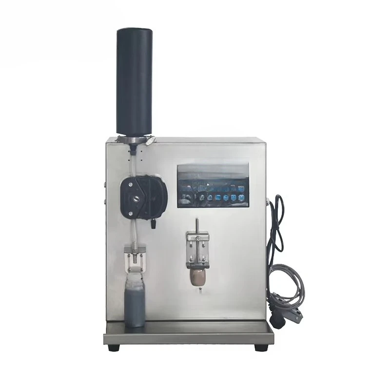 

Nail polish vegetable pneumatic beverage canning motor Small automatic quantitative liquid peristaltic pump filling machine