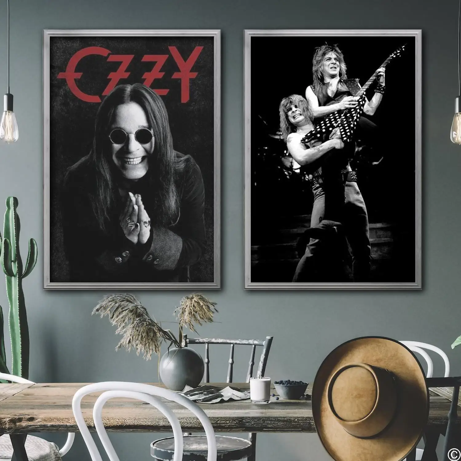 

ozzy osbourne singer Decorative Canvas Posters Room Bar Cafe Decor Gift Print Art Wall Paintings