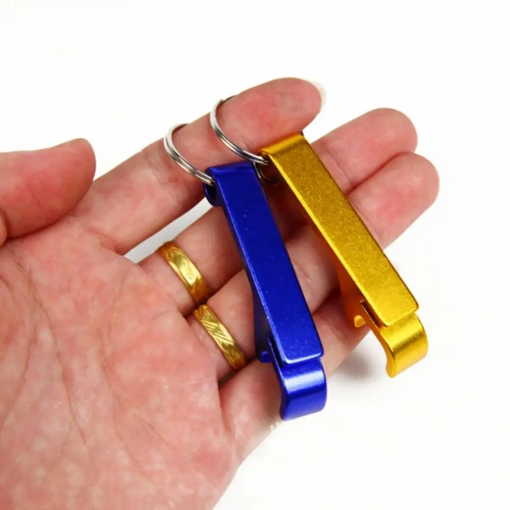 Mini Bottle Opener Portable Color Metal Beer Drink Bottle Opener Keychain Bar Tool Party Favor Gifts