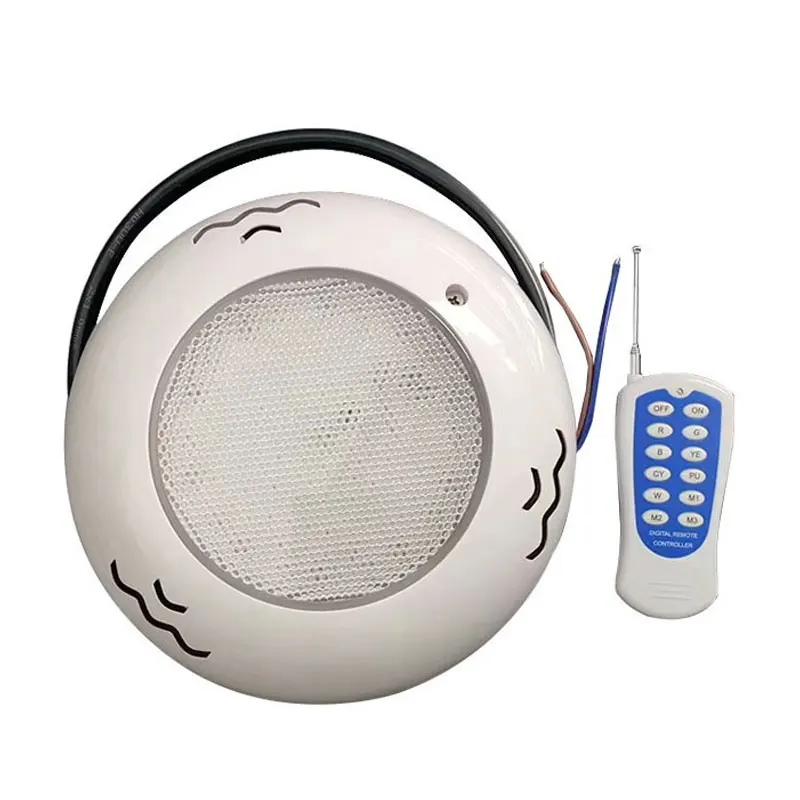Outdoor Pool lamp ABS pool light plastic model underwater light Swimming Pool lamp RF remote control pool underwater spotlight