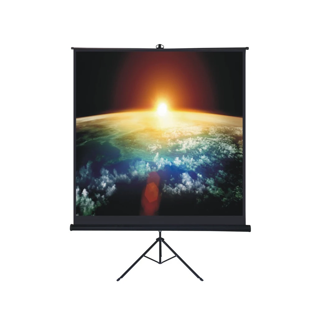 2026Projector Screen With Tripod Stand With HD Matte White Fabric Size From 60 to 150 Inchpromote sales