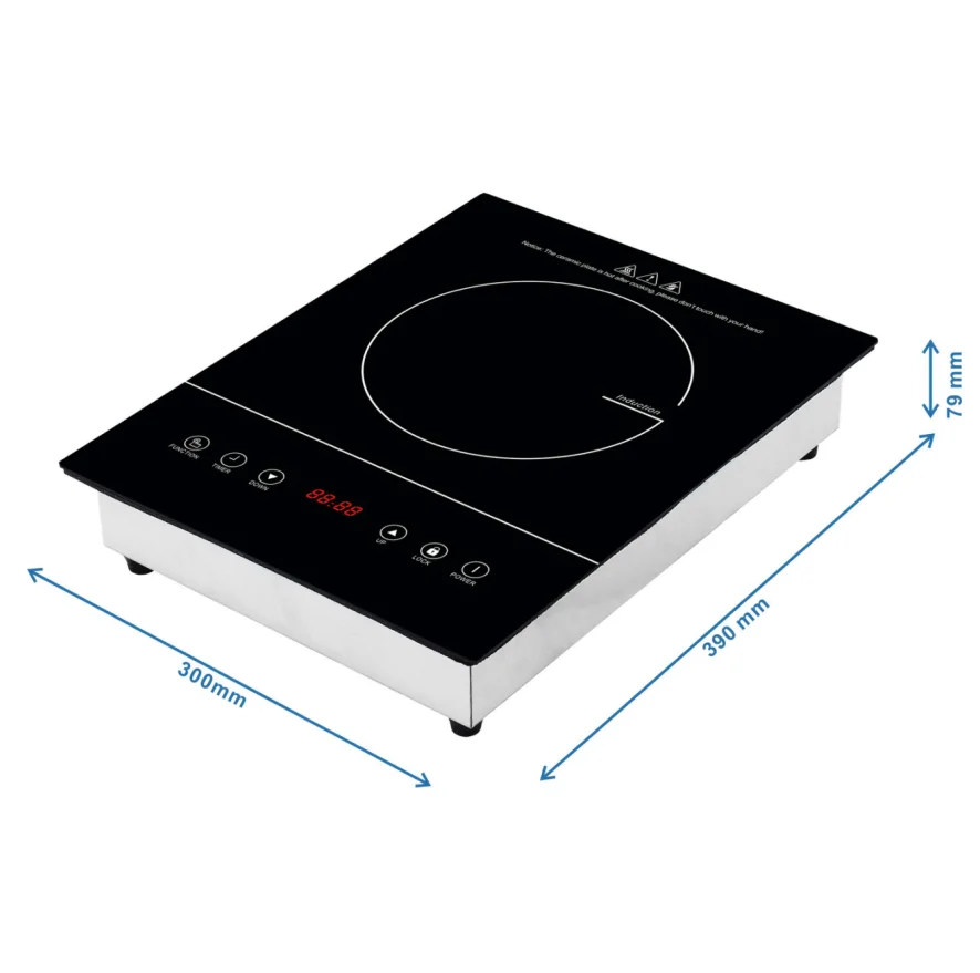 Built in or tabletop single burner induction cooker/electric cooktop/kitchen appliances  2000W ALP-DC11