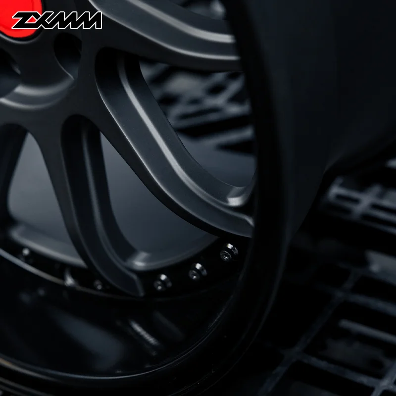 

Индивидуальные матово-черные кованые диски из 2 частей с матовой отделкой 5x114.3 5x112 для Ferrari, Audi, Benz, легкосплавные колеса 16-26 дюймов