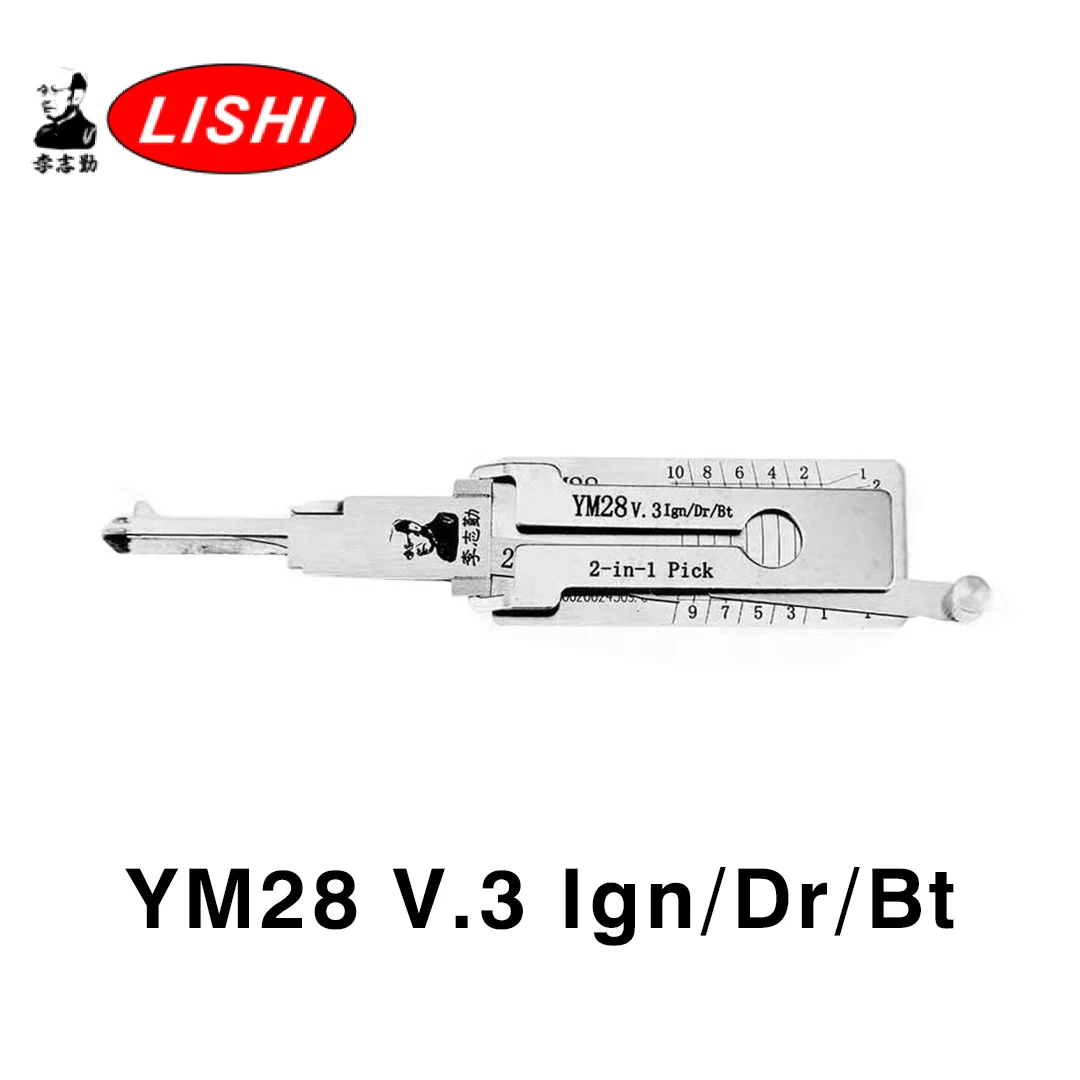

lishi 2 in 1 tool YM28 V.3 Ign/Dr/Bt
