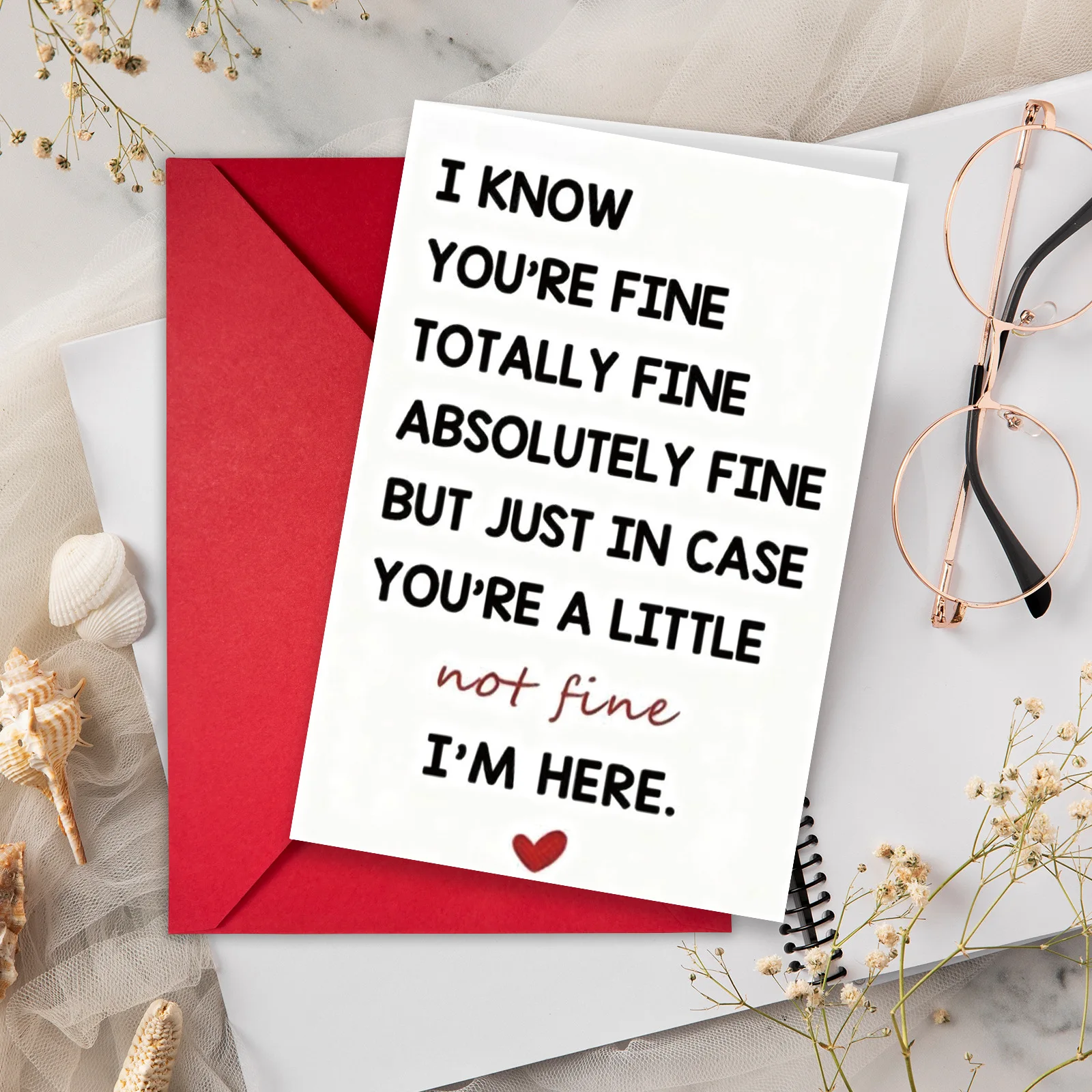 Friendship Emotional Support Card 