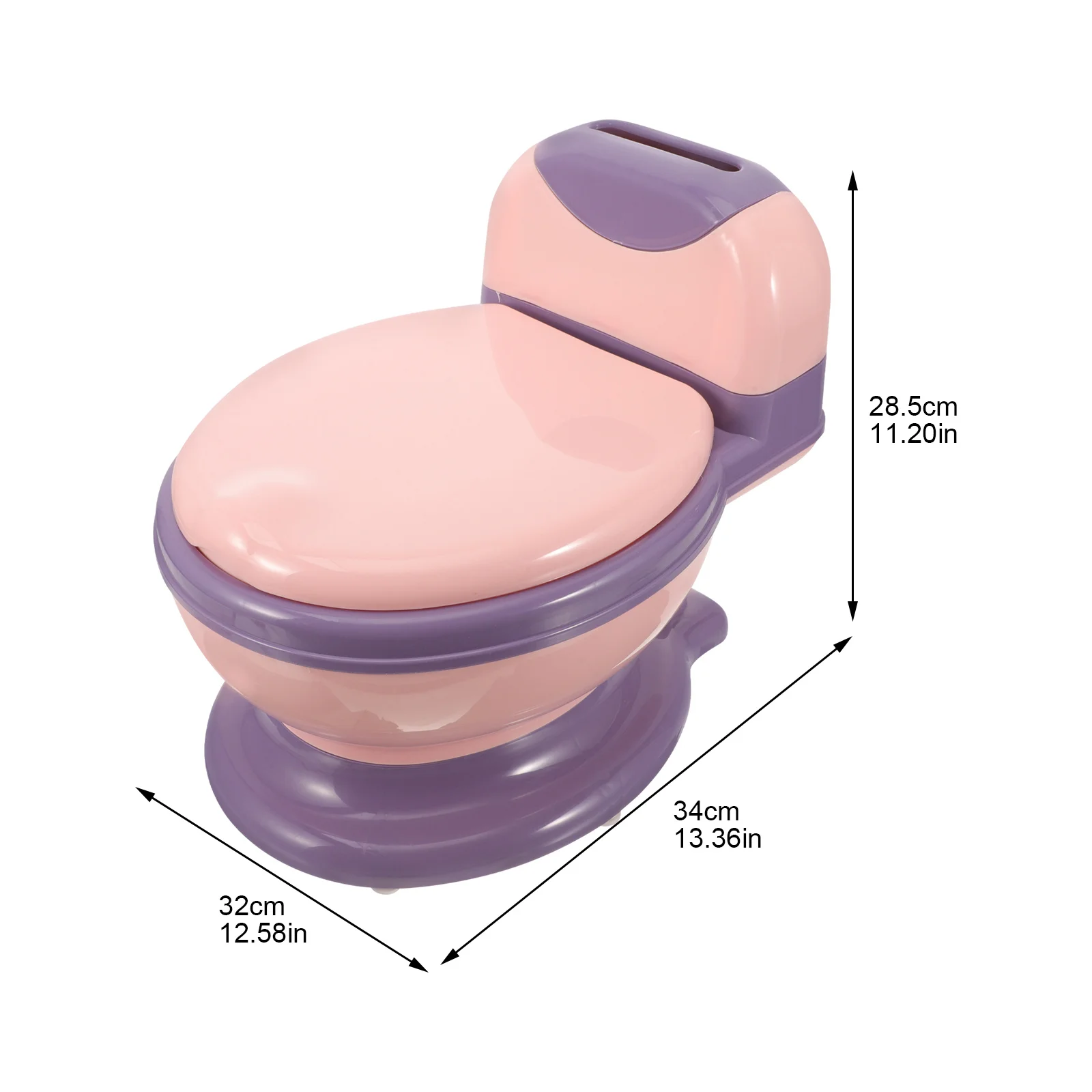 Vaso sanitário realista para treinamento de crianças, assento macio, portátil, para meninos, meninas, crianças, treinamento, itens para bebês recém-nascidos
