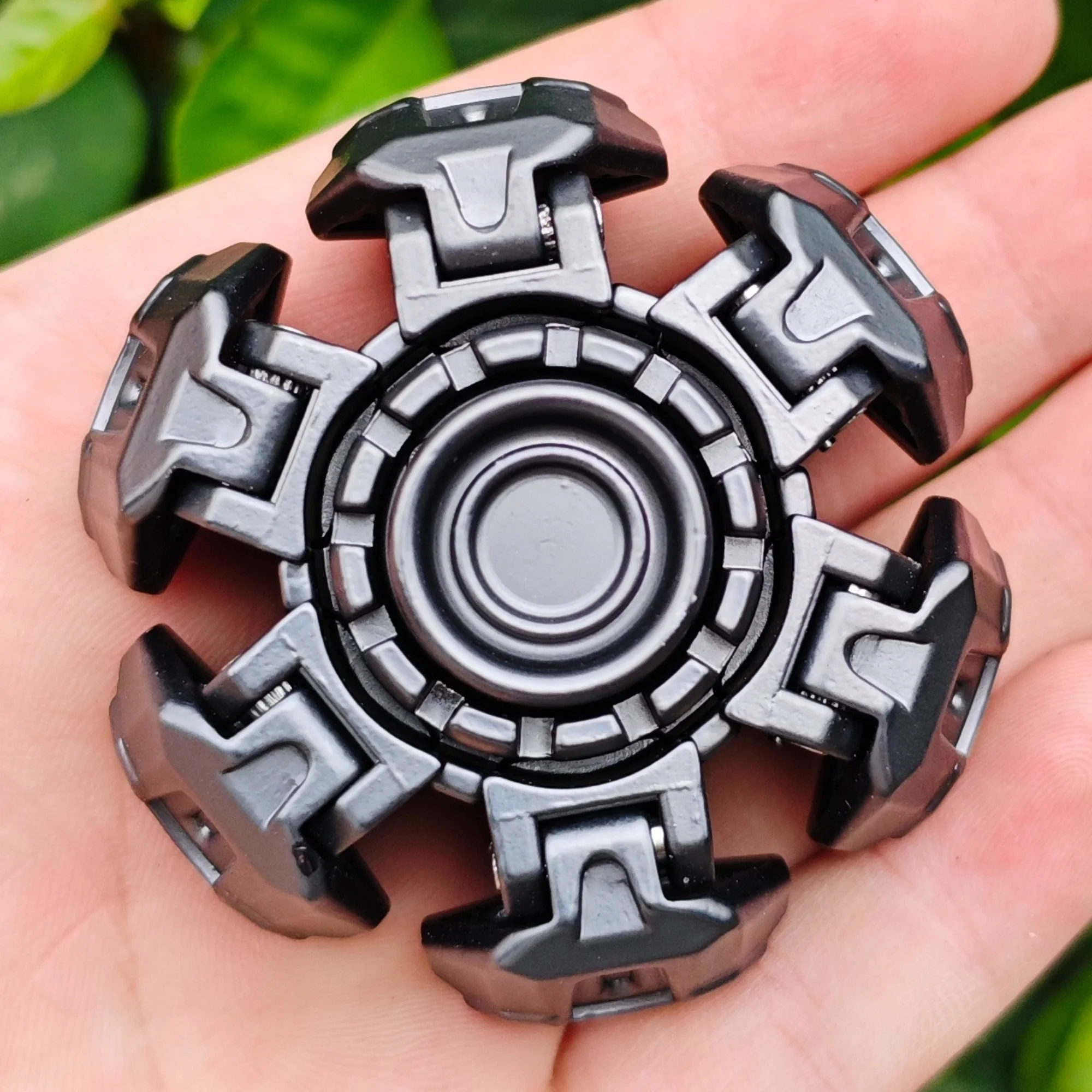 Magnetic Metal Ancient Iron Hand Spinner Fidget Sliders EDC Fidget Toys Stress Relief For Adults Anti Anxiety Toy view 5