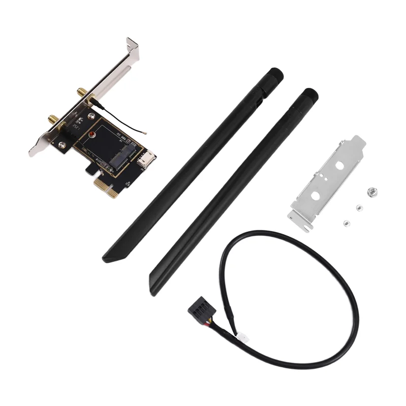 

Exquisite-PCIE Wifi Card Adapter With 2X External Antenna For Wireless Network Connections