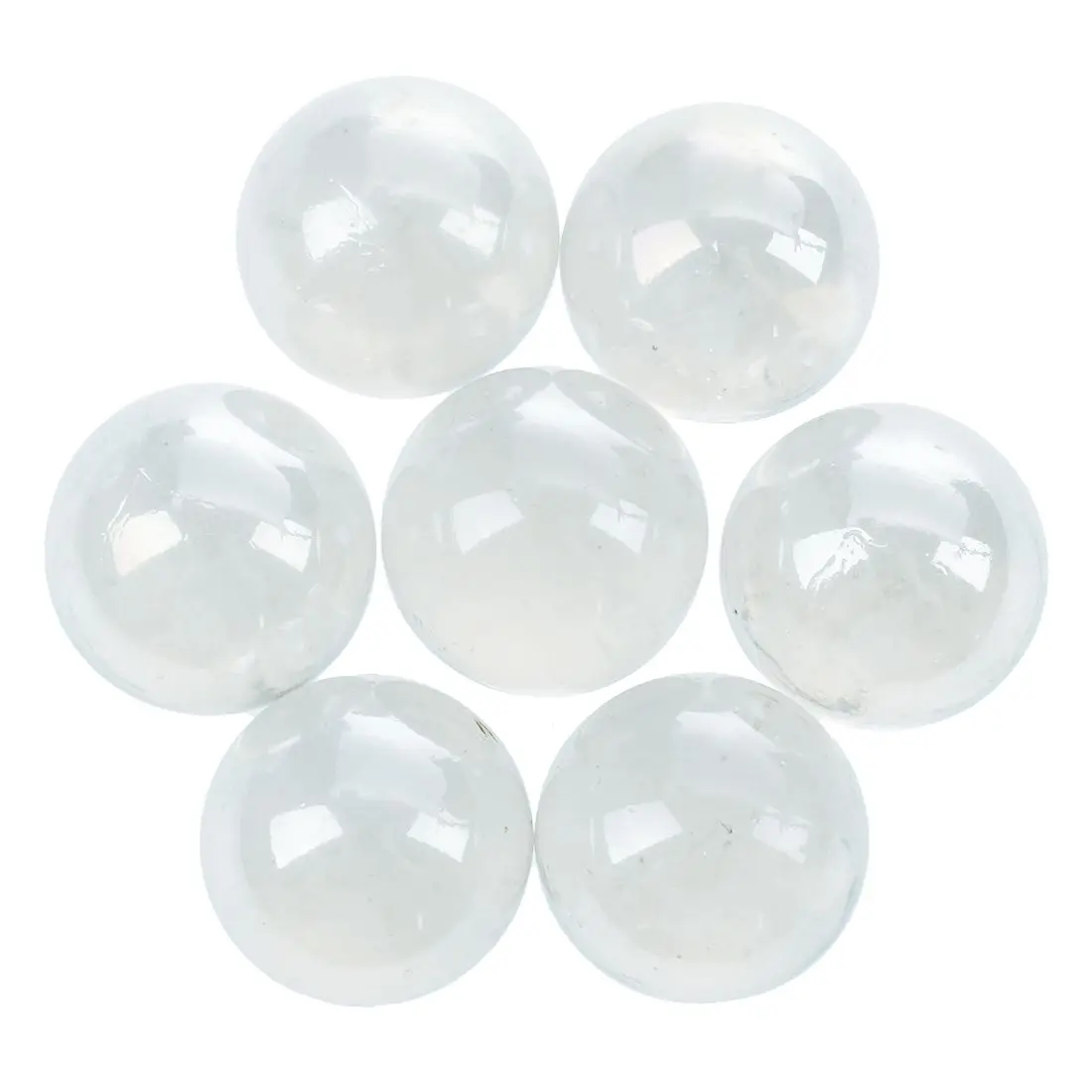 10 Pcs Marbles 16mm glass marbles Knicker glass balls decoration color nuggets toy transparent