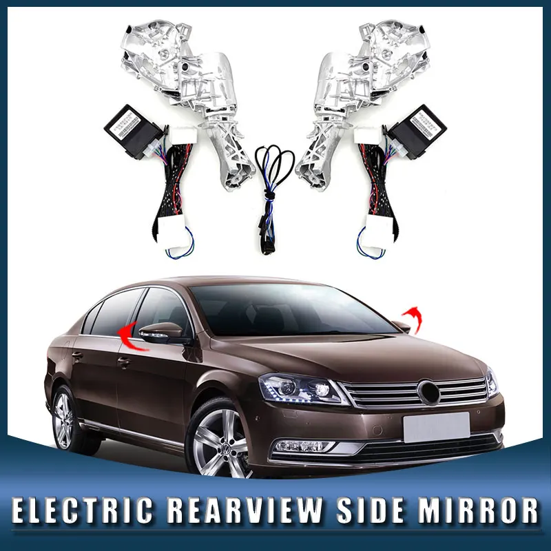 

For VW Magotan Auto Intelligent Automatic Car Electric Rearview Side Mirror Folding System Kit Module