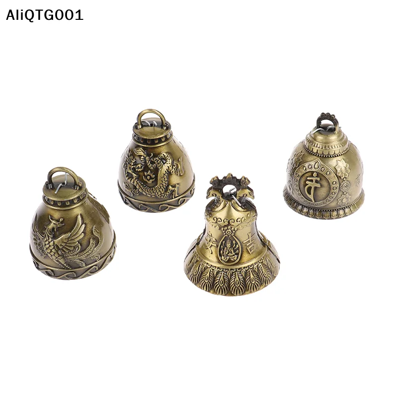 1PC Antique Style Wind Chime Bell Feng Shui Good Luck Charm Lucky Blessing Decoration for Home Garden