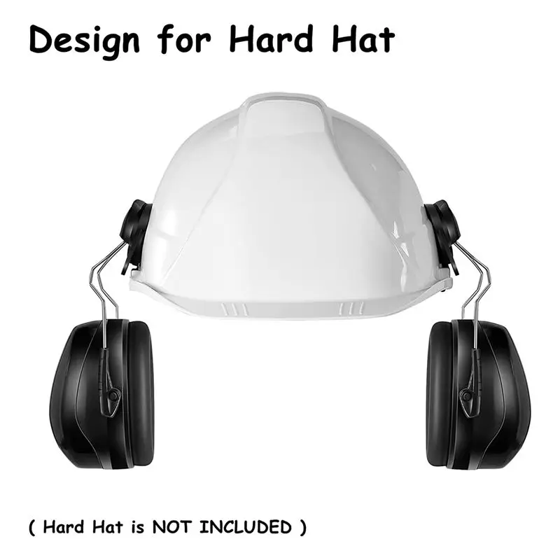 [T28C] Cap-Mounted Ear Muff, NRR 22DB Adjustable Hard Hat Ear , Comfortable Cap Mounted Hearing Protection