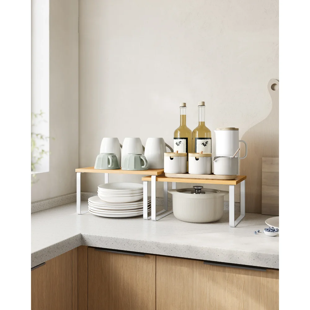 Juego de 2 estantes para espec - Home Bar Shelf reseña y precio