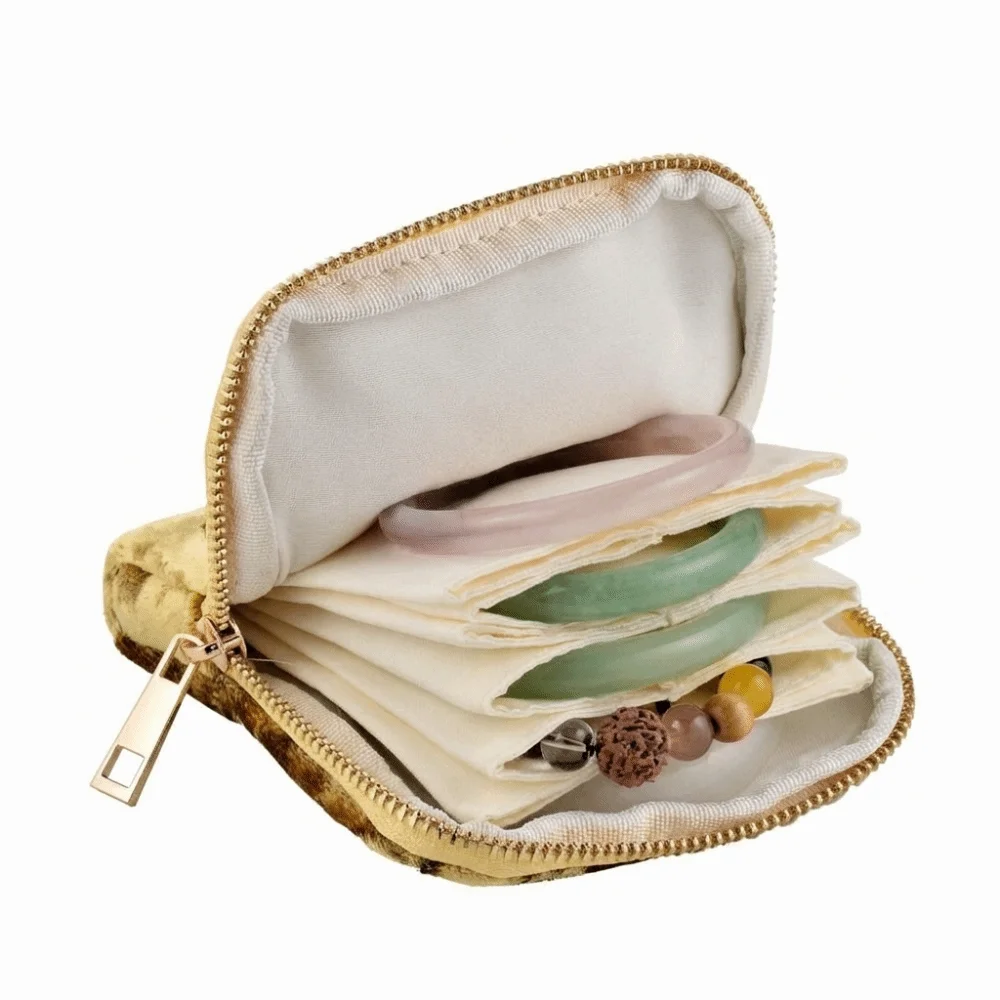 Professional Anti-Scratch Travel Jewelry Case Velvet Small Jewelry Organizer Portable Colorful Pendants Bag Universal