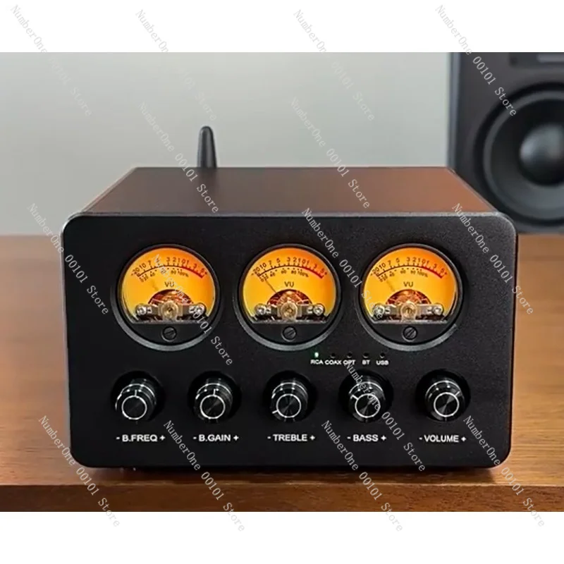D185 Dual TPA3255 Chip 2.1 Channel Power Amplifier Bluetooth 5.4 ES9038 Decoder Optical Coaxial USB Audio Amp