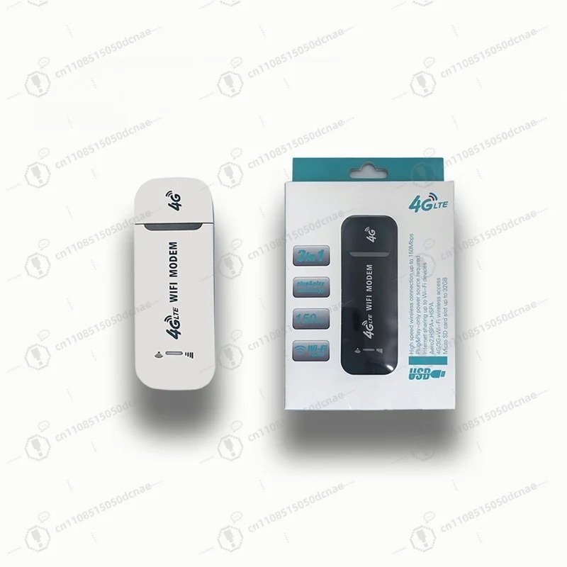 Portable 4G LTE USB WiFi Dongle 150Mbps Asian Bands Unlocked SIM Car Hotspot Modem for Travel Office Laptop