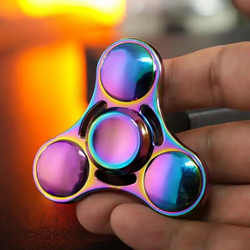 Novità EDC Fidget Autismo Giocattoli sensoriali ADHD Mano Spinner Ansia Lega di metallo Antistress Regali per bambini Adolescenti Adulti