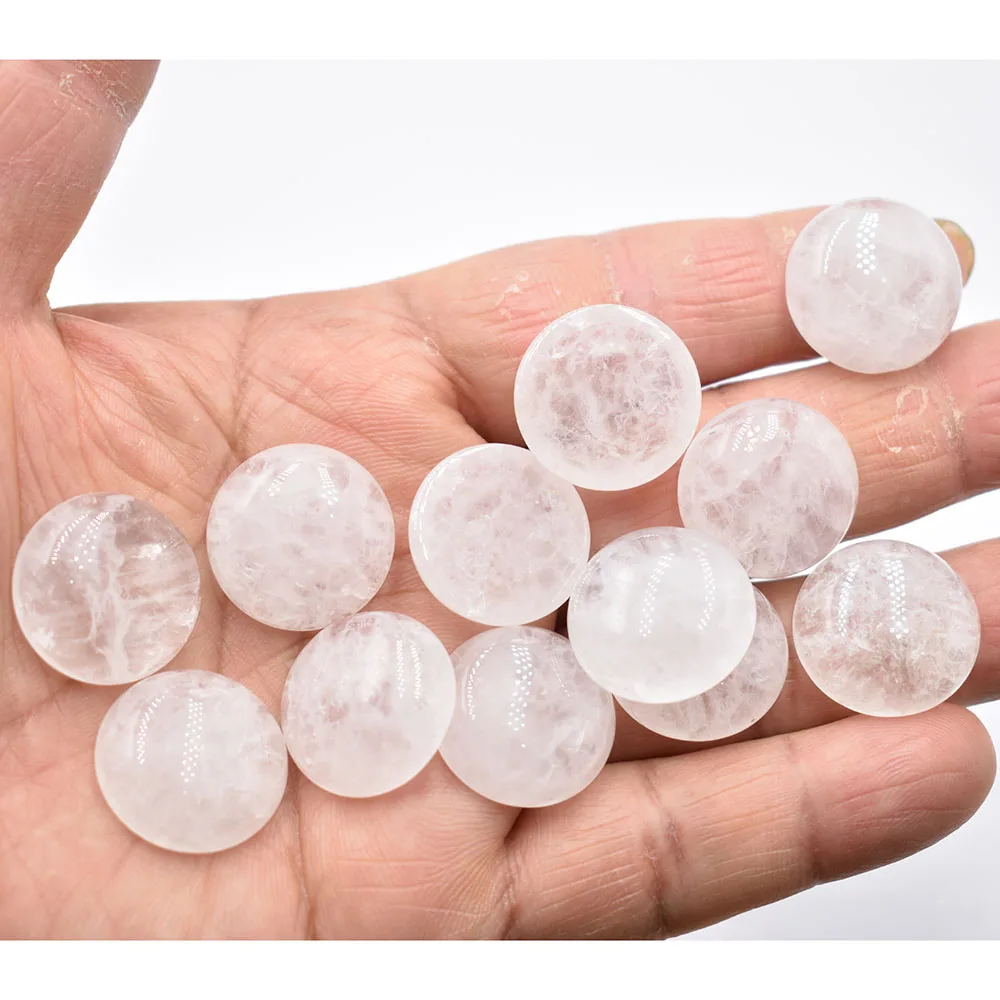 Großhandel 24 Stück/Los Bestseller Hochwertige Opal-Malachit-Tigerauge Naturstein Gemischte Runde Cabochons 20mm Kostenloser Versand – Detail 20