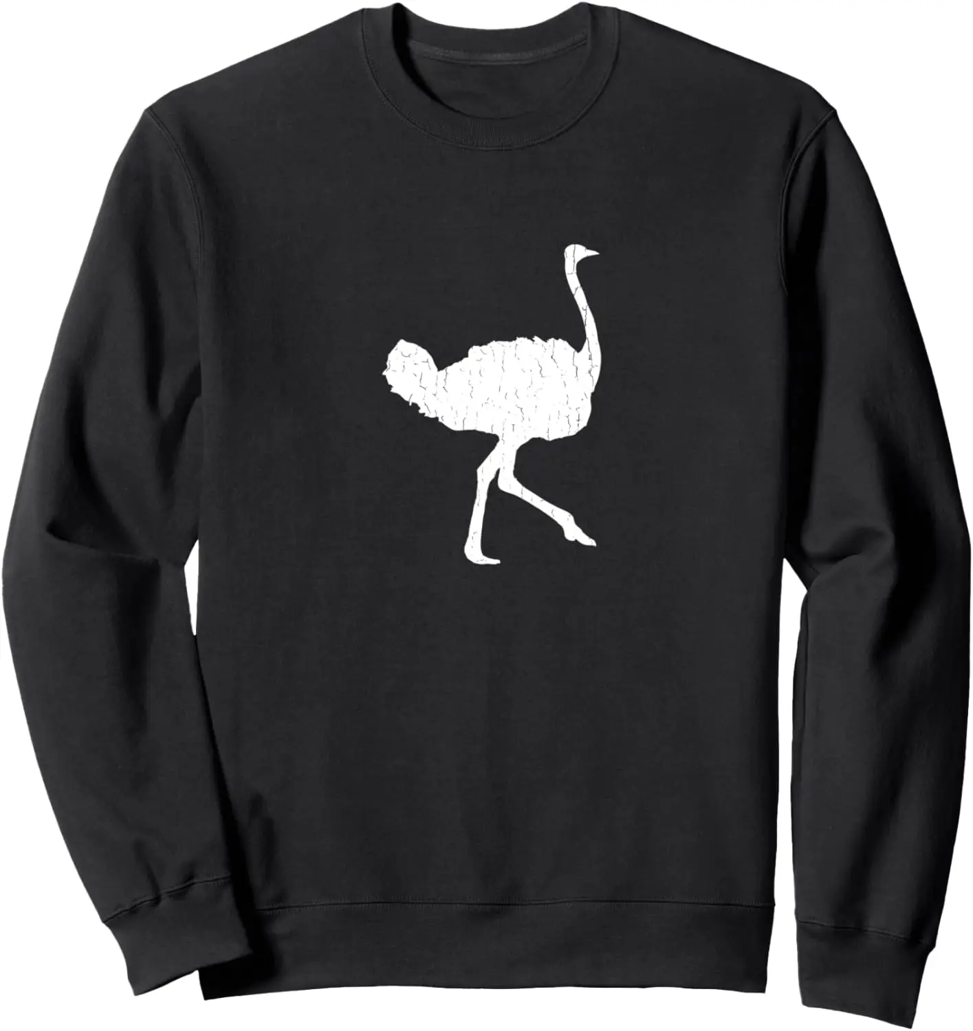 Distressed Ostrich Silhouette Sweatshirt