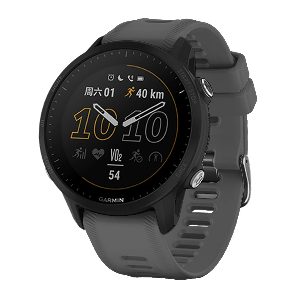 Pulseira de Silicone Original para Garmin Forerunner955 Smartwatch, Pulseira Oficial, Cinto de Pulseira, Substituível, 955
