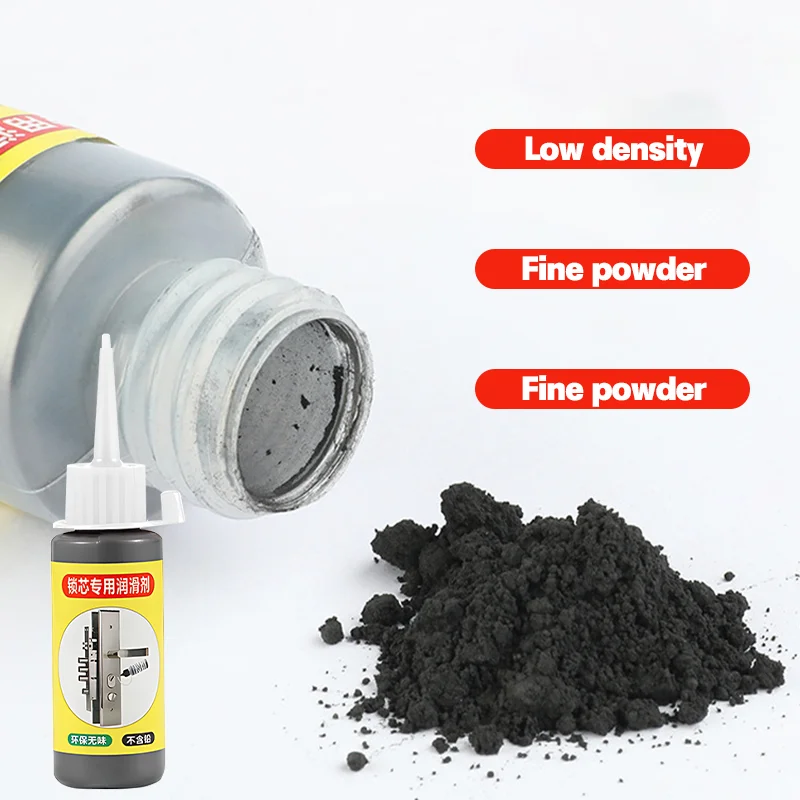 60ml Graphite Powder Lubricant Special Lock Hole Lock Cylinder Lubricant Suitable for Doors and Windows Portal Lock Chain