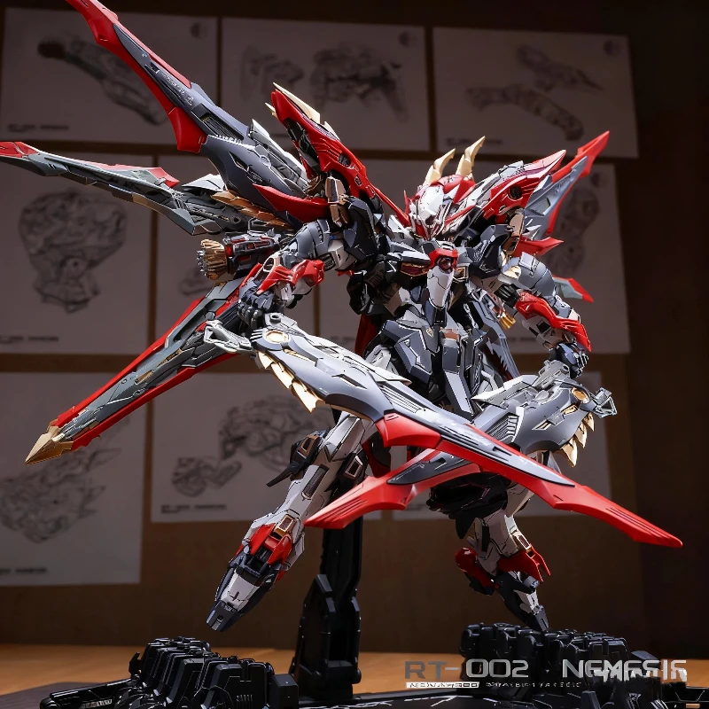 Infinite Dimension 1/100 Nemesis Mecha Assembly Model Kit Action Figure 3-Layer Skeleton With Stand Collectible Toy Boy Gift