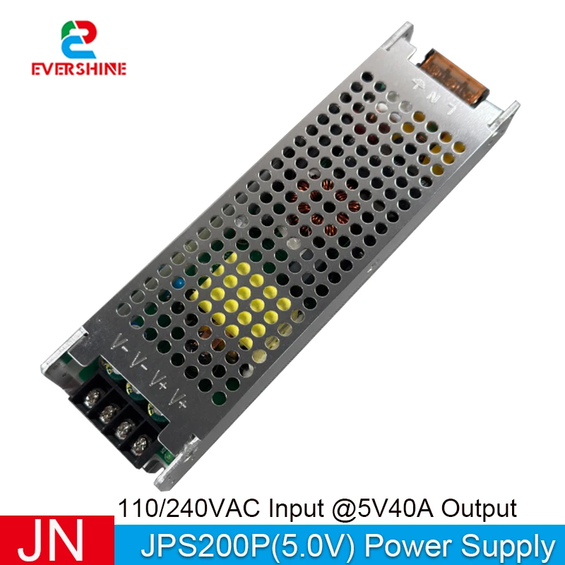 G-Energy JPS200P High-Quality 5V 40A Switching Power Supply for LED Matrix Advertising Display Screen - Electronic Component