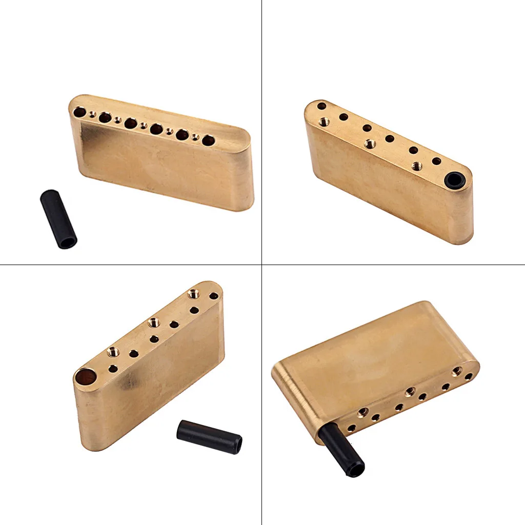 Peningkatan Blok Tremolo Kuningan Baru 2025 Peningkat Resonansi & Penopang Kelas Studio untuk Mim Stratocaster