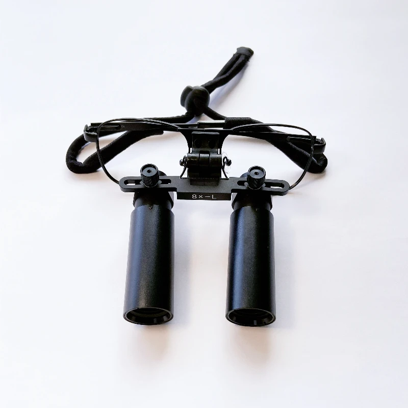 8.0X Dental Loupe Medical Surgical Binocular ENT Kepler 8X Optical Magnifier Microsurgery Loupes With LED Headlight(FDJ-X-8.0X)