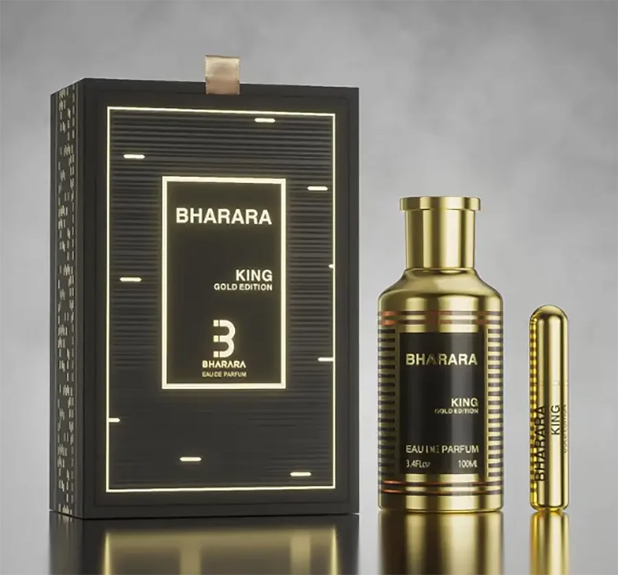 

Bharara King For Men Eau de Parfum spray, 3.4 Fl Oz / 100 ML Ideal Gift Choice, (Valentine's Day, Halloween) Gifts