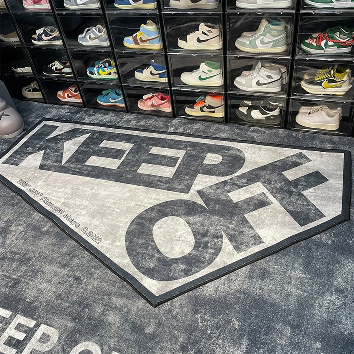 

KEEP OFF personalized bedside bedroom cloakroom floor mat