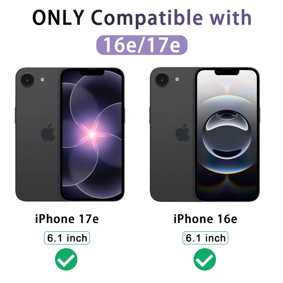 Funda magnética mate translúcida de lujo para iPhone 16e, cubierta protectora a prueba de golpes para Magsafe iPhone 17e, carga inalámbrica 2