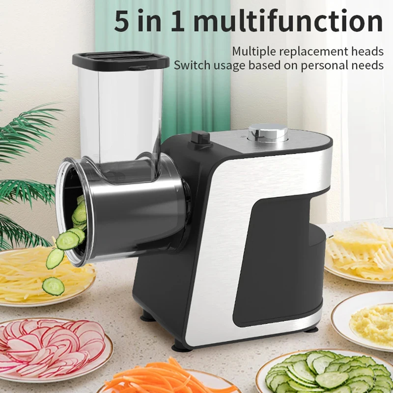 220v-electric-vegertable-cutter-with-5set-stainless-steel-blade-1000w-multifunction-potato-cucumber-carrot-slicer-food-processor