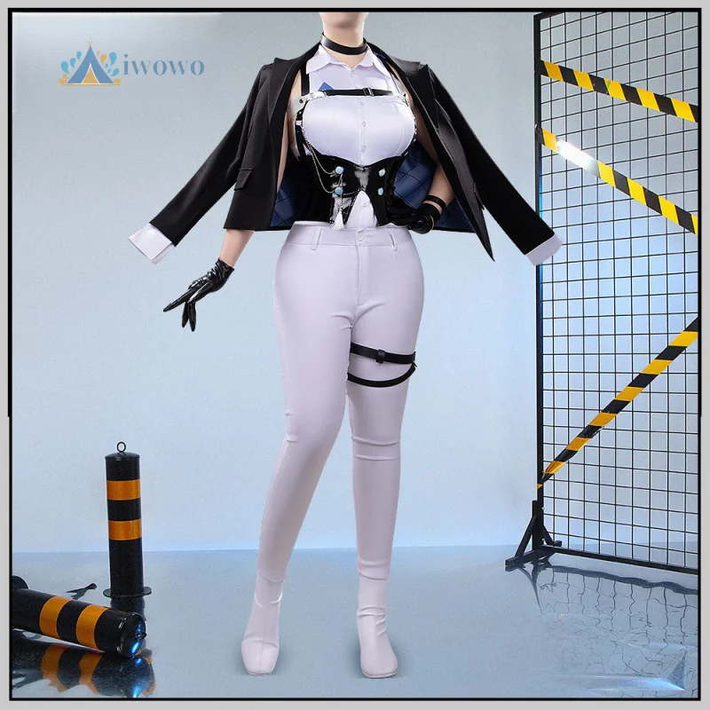 

Game Goddess Bridget‌ Cosplay Costume Sexy Suit Pants Uniform Hallowen Carnival Christmas Party Play Role Clothes Women New