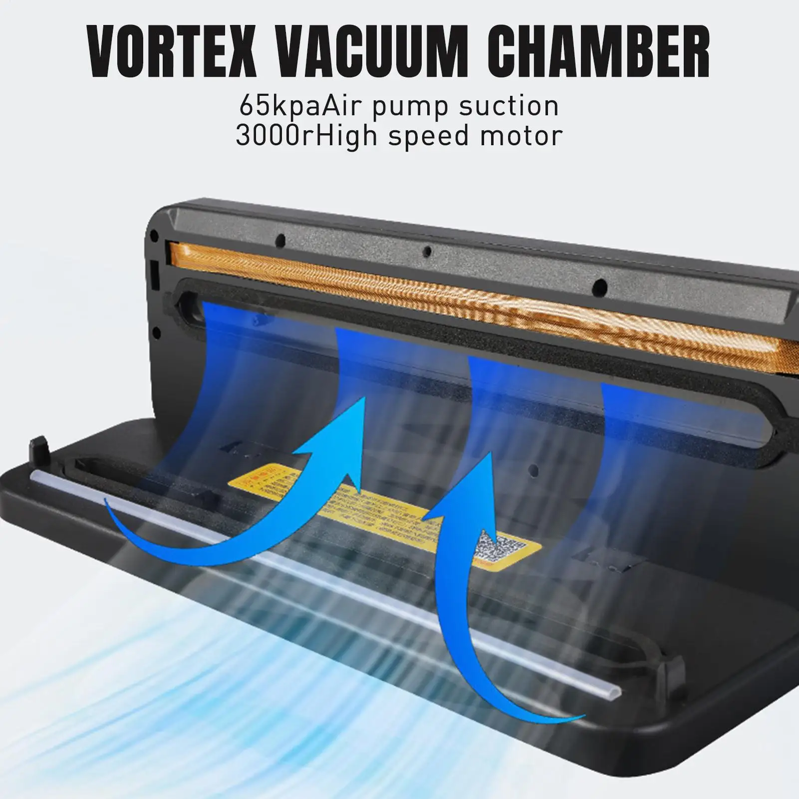 เครื่องซีล เครื่องซีลอาหาร โหมดแห้งเปียกอัตโนมัติ Preserve แบบพกพาสําหรับการบรรจุถนอมอาหาร ตู้แช่แข็งในครัวเรือน