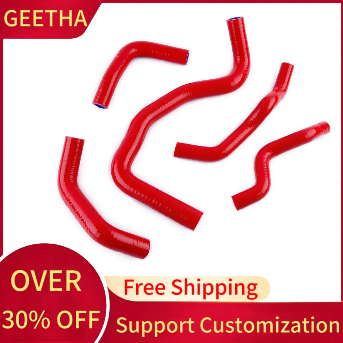 

For Honda CB400 Super Four Spec I II III 1999-2007 2000 2001 2002 2003 2004 2005 2006 Silicone Radiator Hose Kit Pipe Tube