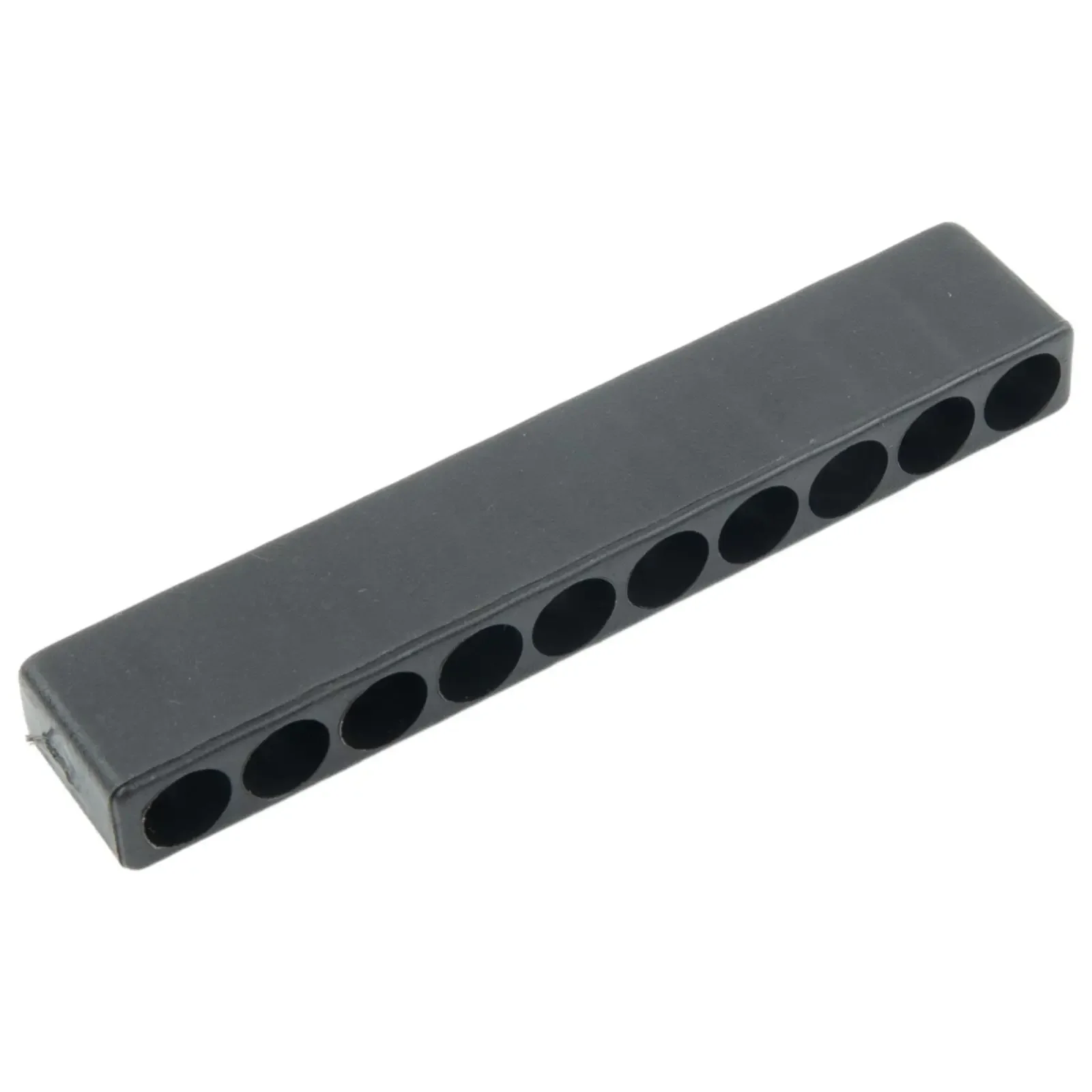 10-Hole Screwdriver Bit Holder Storage Soft Rubber Organizers 1/4 Inch Hex Screwdriver Head Hand Tool Drill Bit Stand Case image 2
