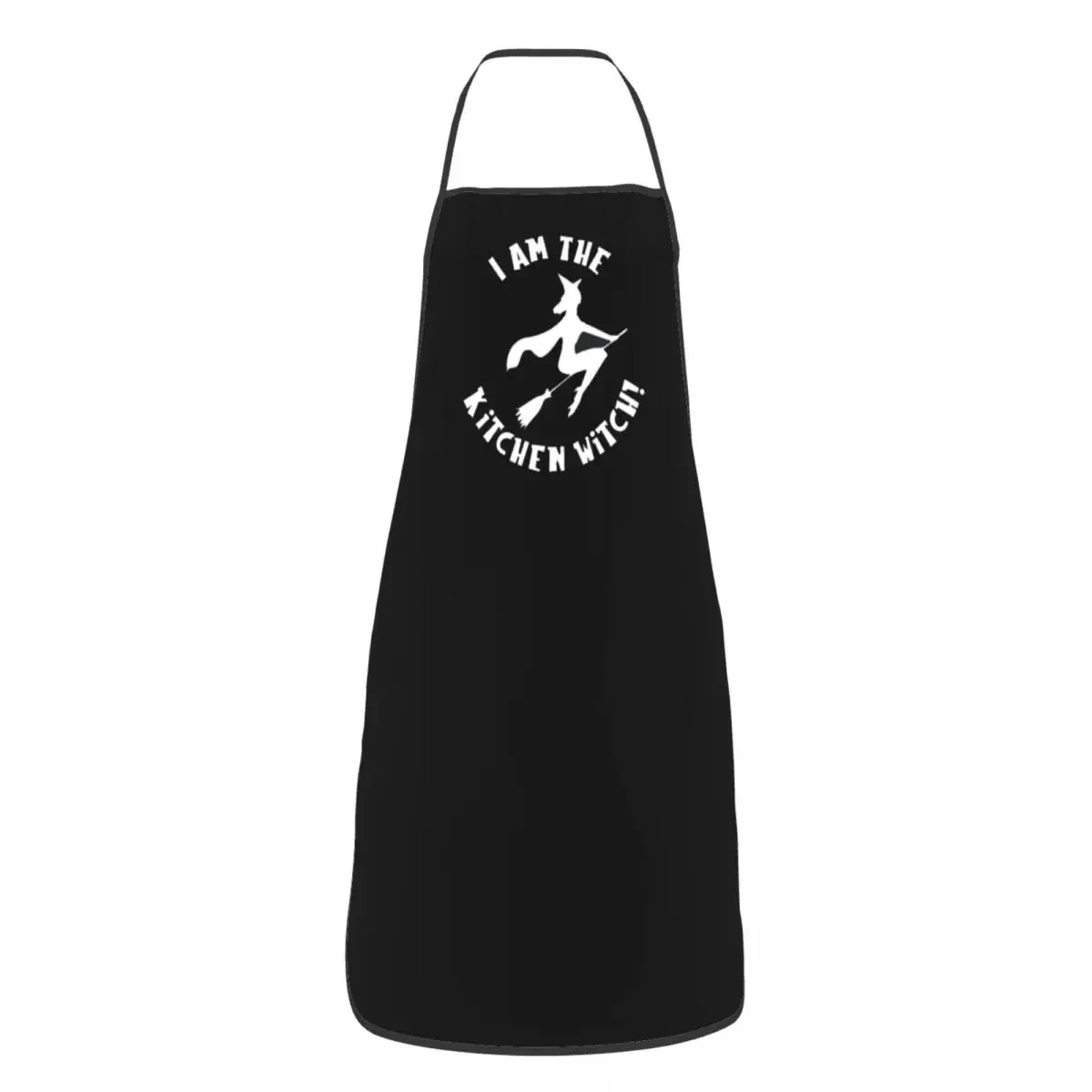 I Am The Kitchen Witch Funny Aprons Women Men Halloween Adult Unisex Chef Bib Tablier Cuisine Cooking Baking Gardening