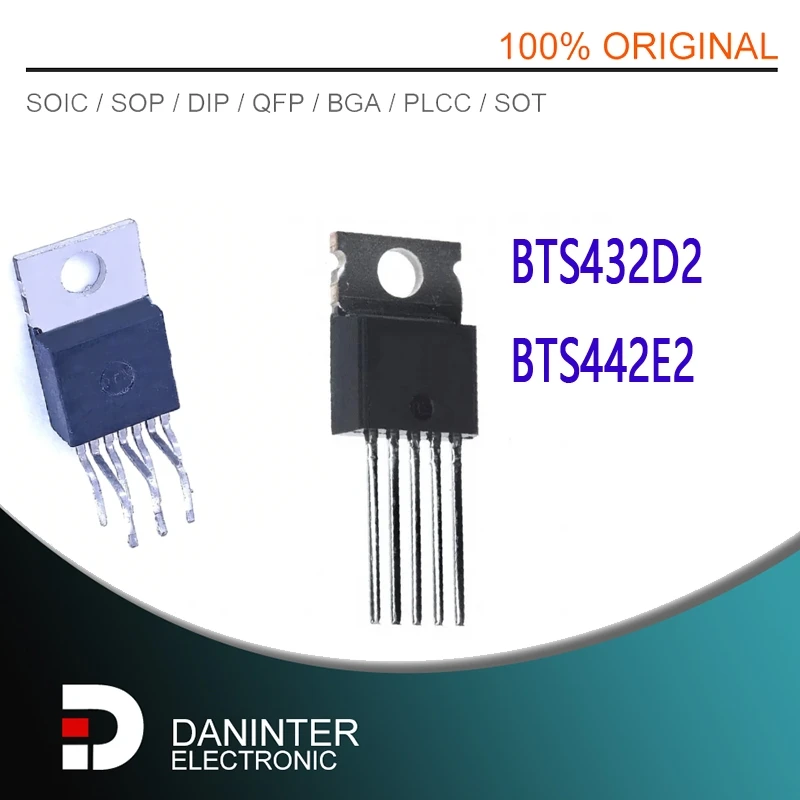 10Pcs/Lot BTS432 BTS432D2 BTS442E2     TO-220-5