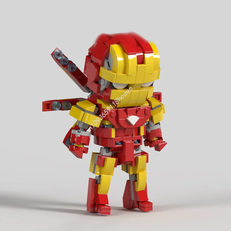 Blocs de construction MOC Iron Hero-MARK85, 356 pièces, jouet de noël, cadeau en plastique, éducatif et créatif, apprentissage à la vapeur