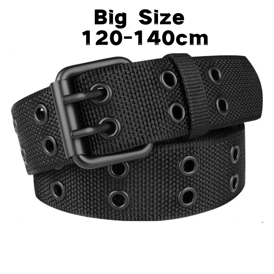 New Men Breathable Nylon Fabric Belt outdoor sport Belt Pin Buckle Trousers Jeans Belt
