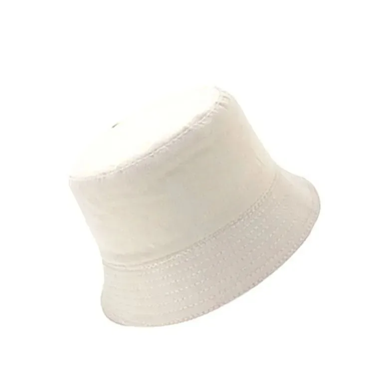 Soft Cotton Solid Color Sun Hats Black Foldable Bucket Hat Street Headwear Fisherman Outdoor Cap Men and Woman Caps