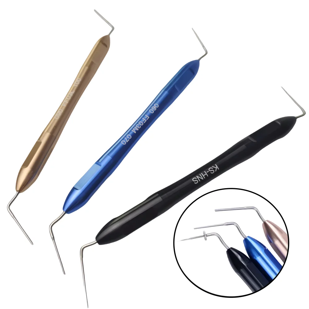 

Dental Endodontic Hand Plugger 2 Nickel-Titanium Tips, Root Canal Filling Vertical Pressurizer, Teeth Whitening Tool