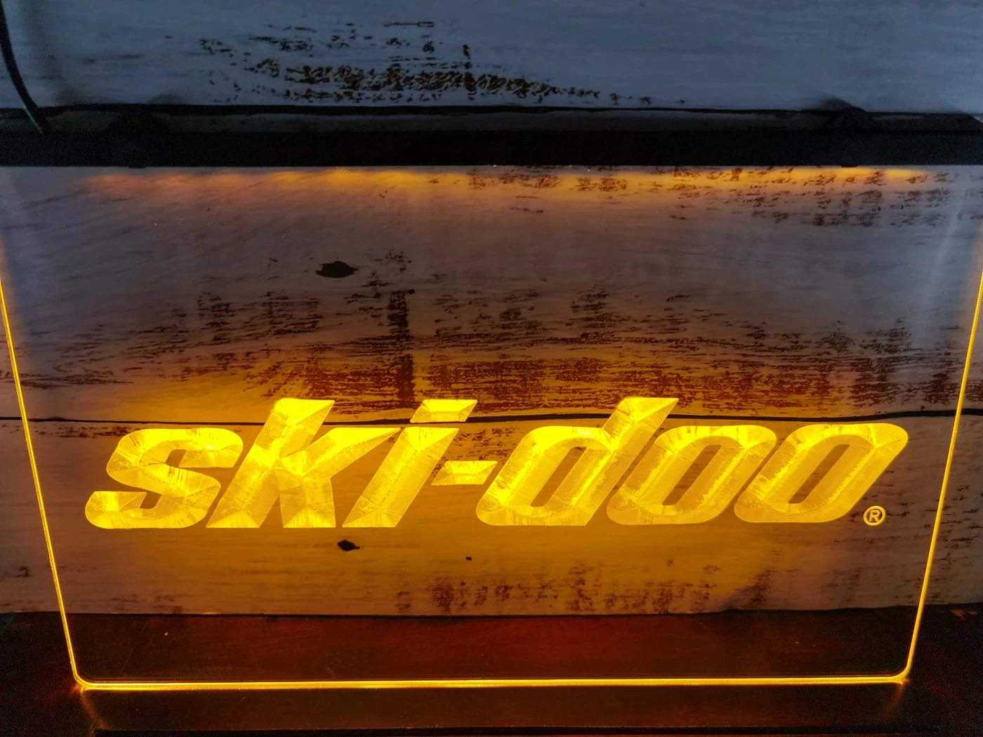 Ski Doo Snowmobiles Display LED Neon Sign-3D Carving Wall Art for Home,Room,Bedroom,Office,Farmhouse USB Decor neon sign