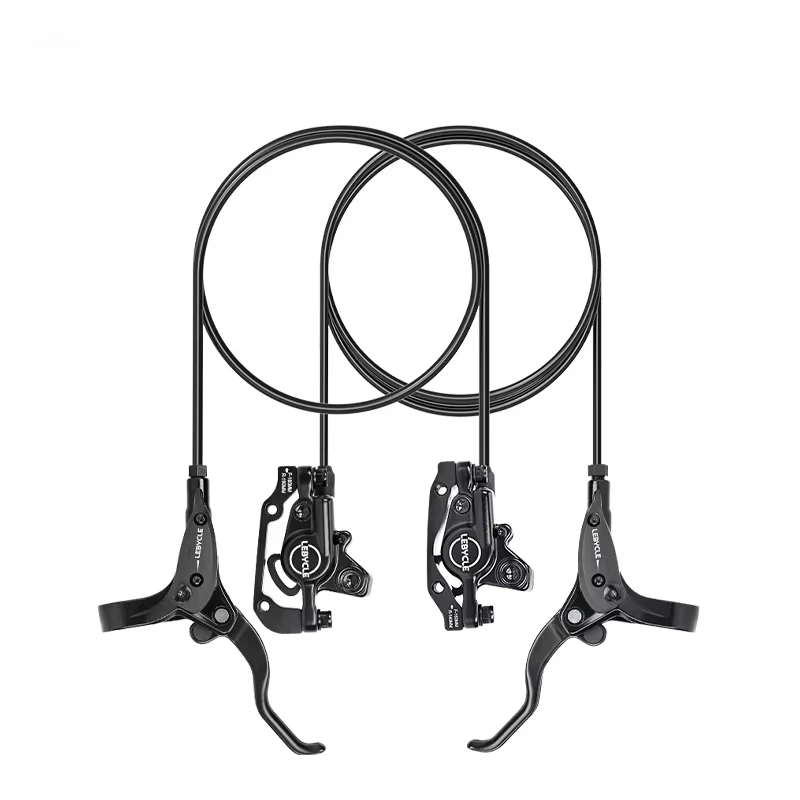 Bicycle Dual Piston Hydraulic Disc Brake Set Front 850/Rear 1450mm Brake Hose Bike Disc Brake Caliper for Shimano MT200