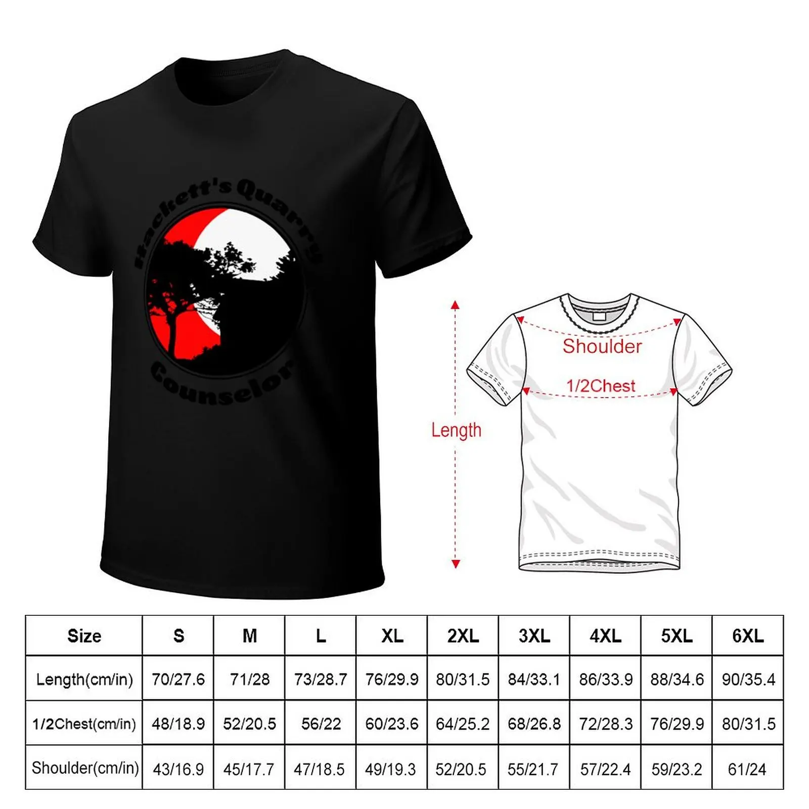 Hackett's Quarry Summer Camp Counselor The Quarry T-Shirt man graphic t shirt T-Shirt