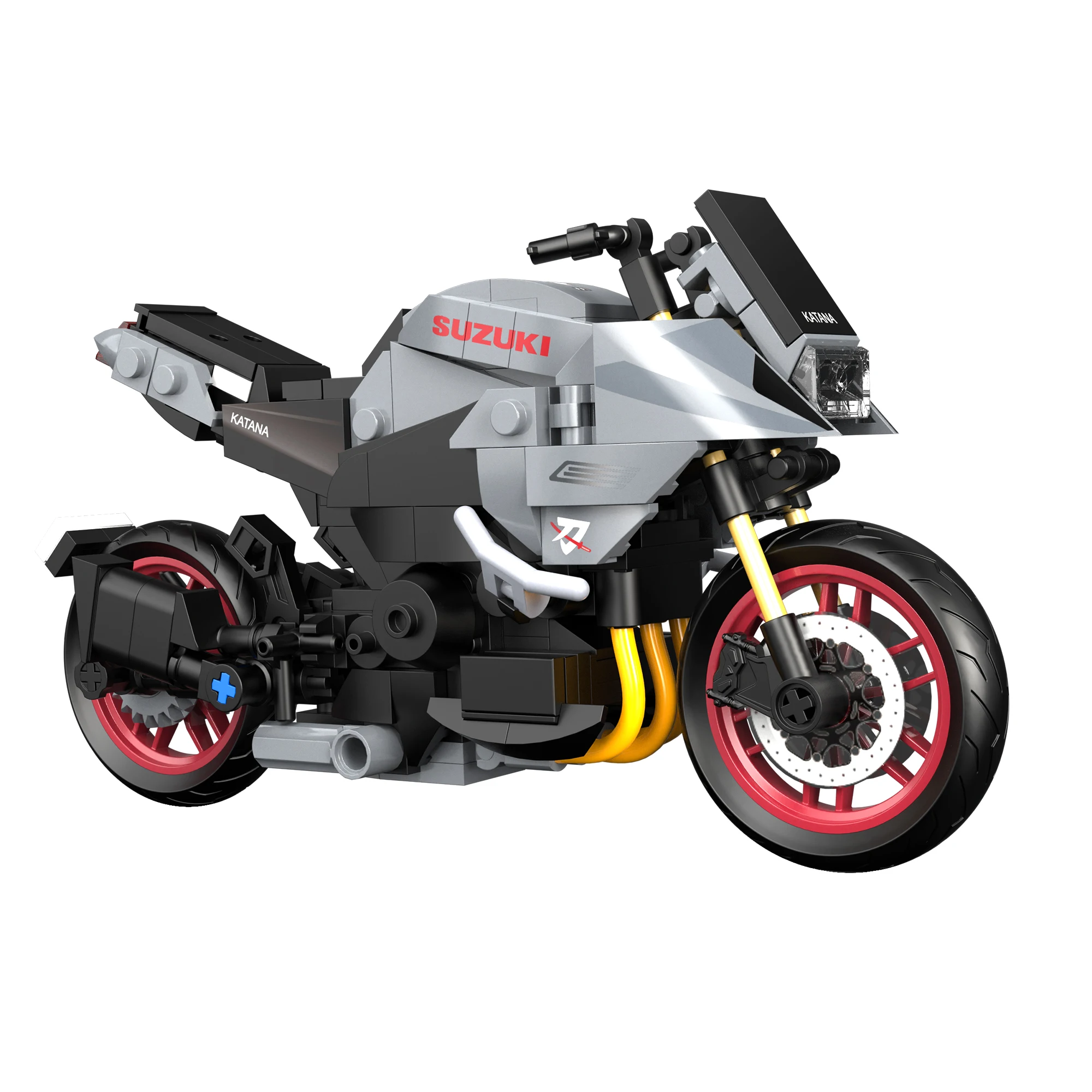MOC City Technical Super Motorcycle Racing Motorbike Model Building Block DIY Locomotive Brick Toys for Children Boys Gifts