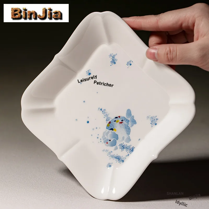 support-de-roulement-de-pot-de-poisson-a-grosse-tete-peint-a-la-main-support-de-tasse-a-the-table-de-trempage-a-sec-plateau-a-the-sous-verres-dahongpao-pour-fournitures-de-the-cadeau